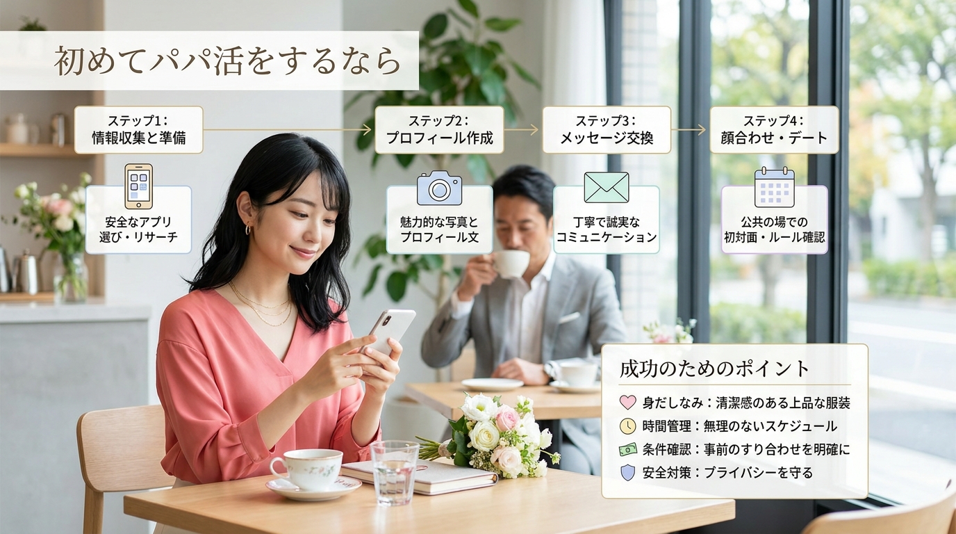 初めてパパ活をするなら