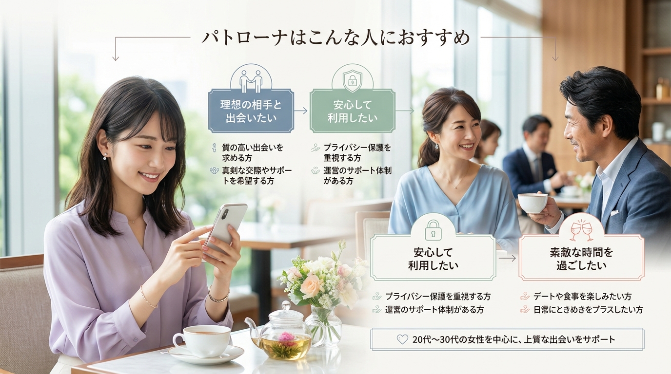パトローナはこんな人におすすめ