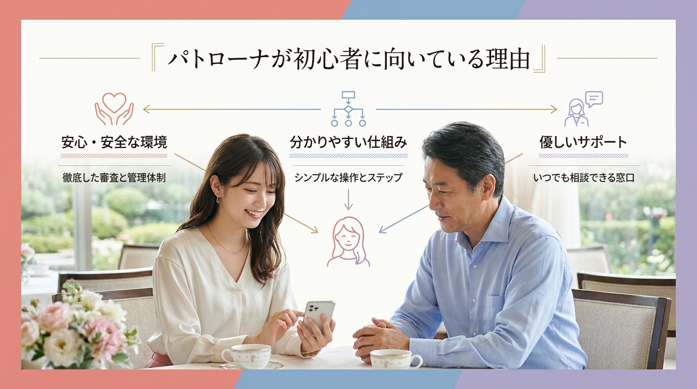 パトローナが初心者に向いている理由