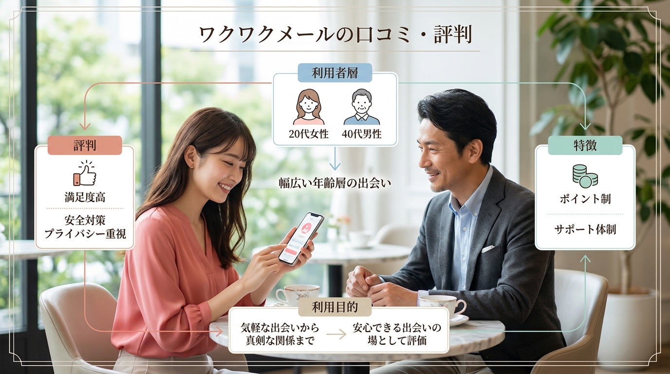 ワクワクメールの口コミ・評判