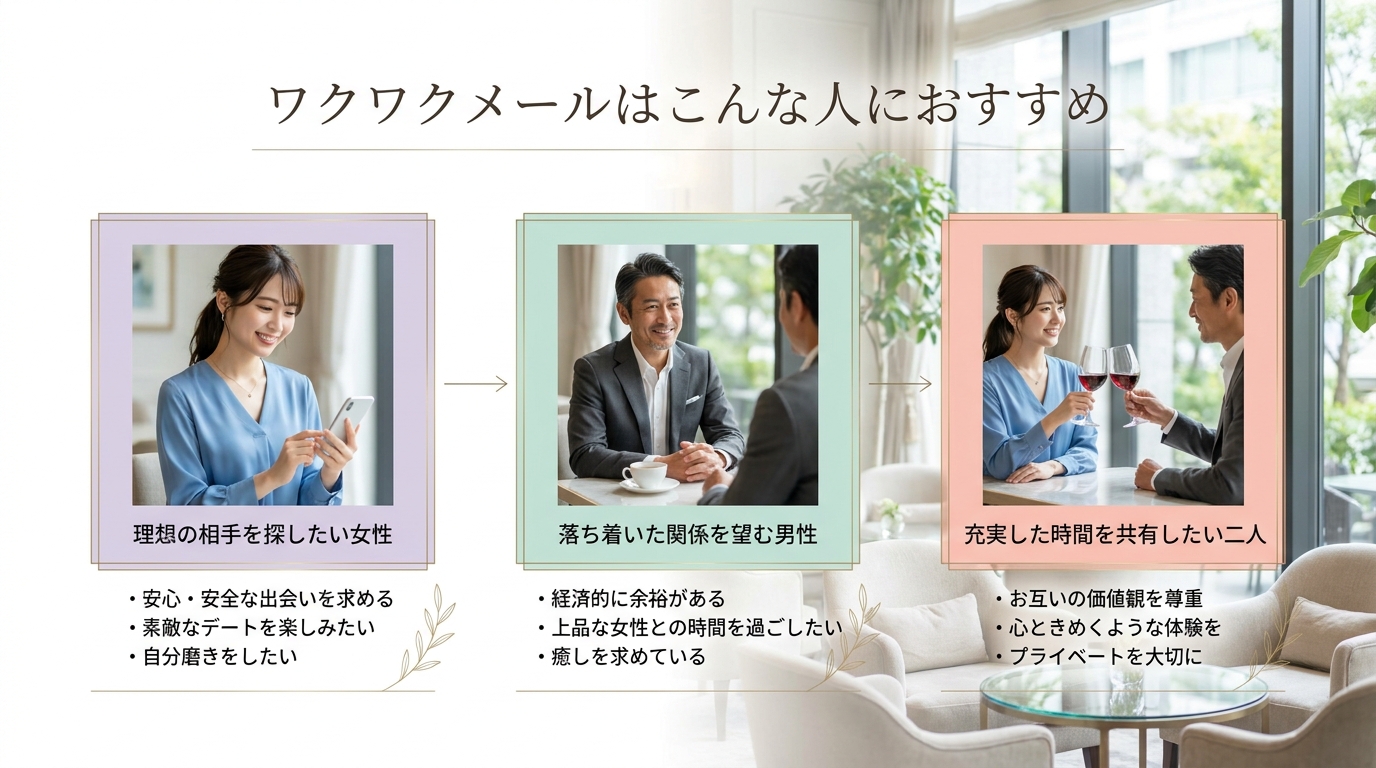 ワクワクメールはこんな人におすすめ
