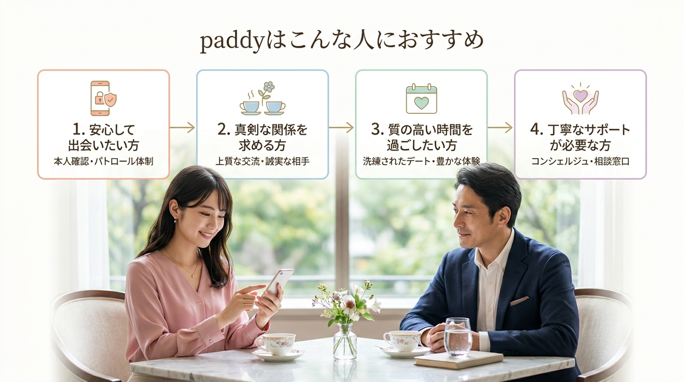 paddyはこんな人におすすめ