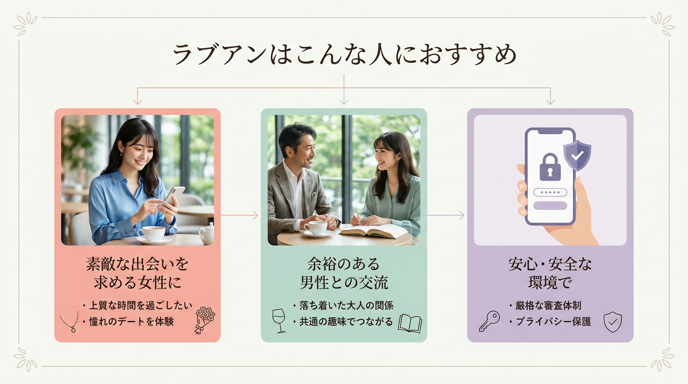 ラブアンはこんな人におすすめ