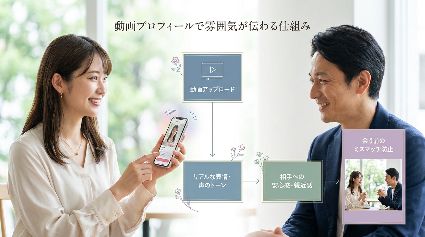 動画プロフィールで雰囲気が伝わる仕組み