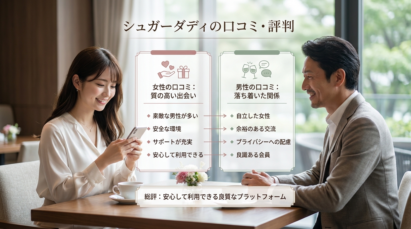 シュガーダディの口コミ・評判